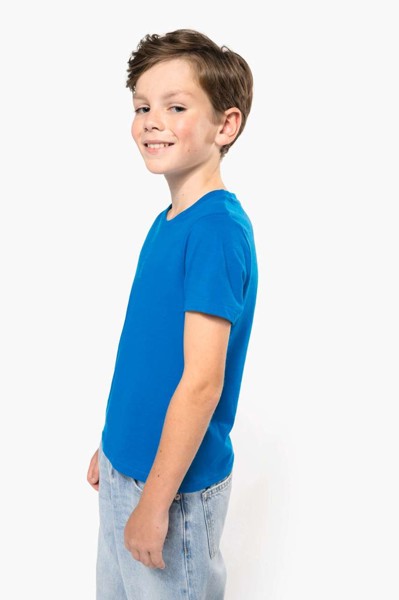 Kids' Bio150ic Crew Neck T-Shirt - Light Royal Blue / 12/14