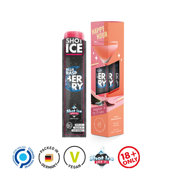 Big Box, Shot Ice 3Er, Weiß / Black Cassis Lime Mit Wodka, Alkohol 10,5% Vol, 3 X 40 Ml