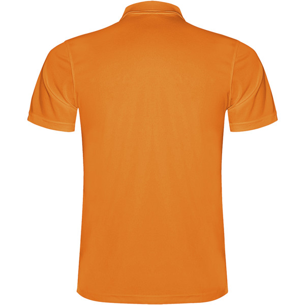 Monzha short sleeve kids sports polo Fluor Orange 4