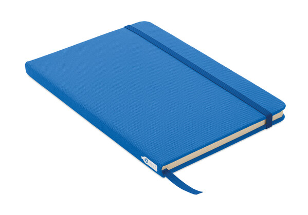 Carnet A5 couverture RPET 600D Note Rpet - Bleu Royal