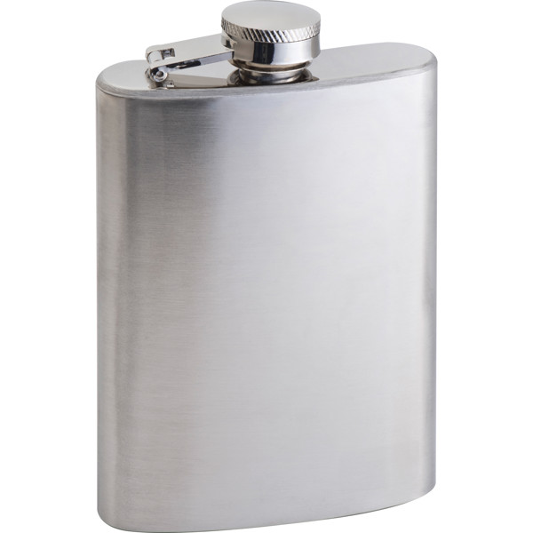 PERCY Acél flaska, 104 ml - Silvergrey