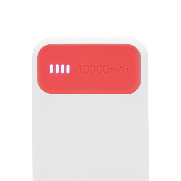 Powerbank Silicon Valley - Rot / Weiß