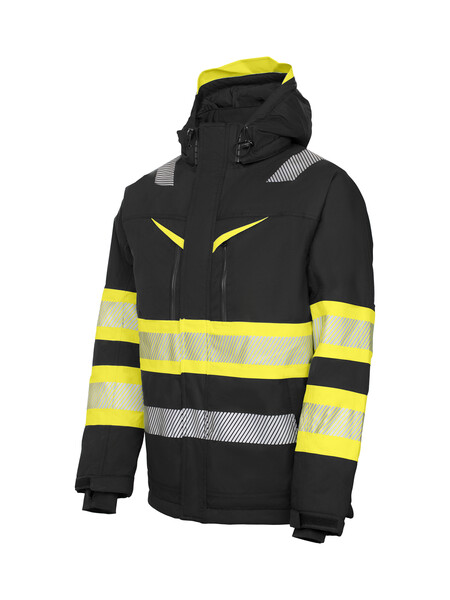 6446 PADDED JACKET  Yellow/black M