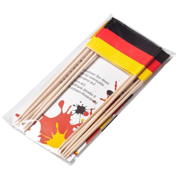 Cure-Dents Au Drapeau "Allemagne"