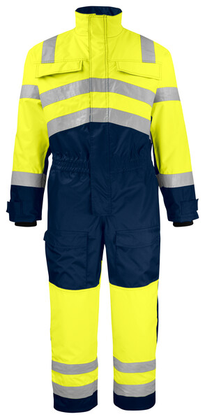 6202 HI VIZ COVERALL PADDED YELLOW C54