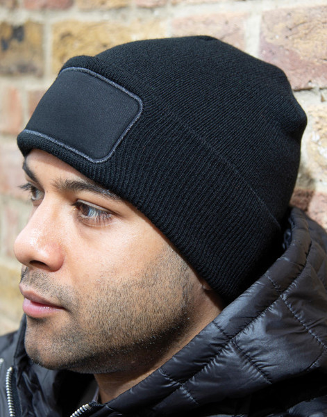Double Knit Printers Beanie - Grey / ONE SIZE