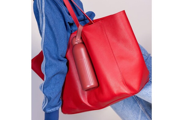 Sagaform Bouteille en acier Tekla (recyclé) 500 ml - Rouge foncé