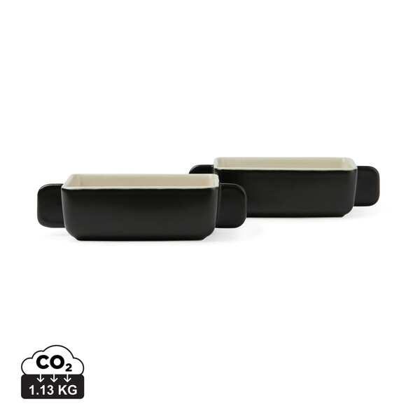 VINGA Monte neu mini dish 2 pcs - Black