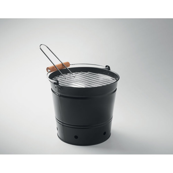 Bbqtray portable bucket grill, 200 mm diameter