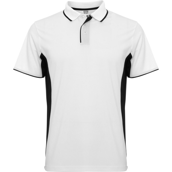 Montmelo Polo Shirt - White/Black / M