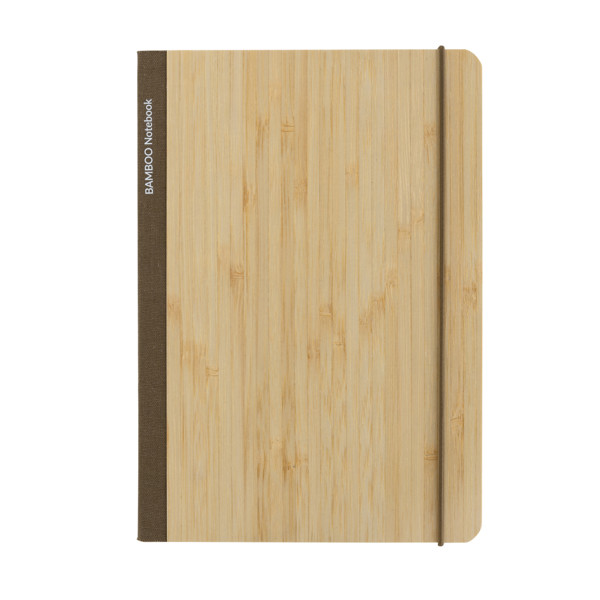 Carnet de notes A5 en bambou Scribe - Marron