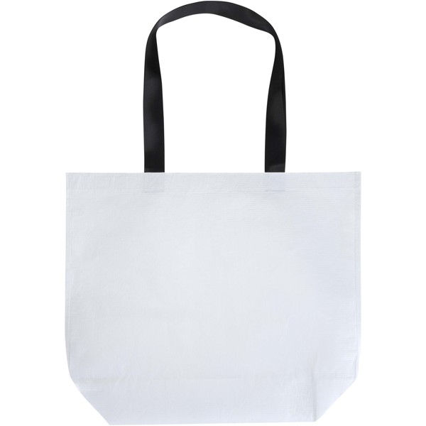 Duo GRS gerecycleerde dubbelgelamineerde oversized draagtas 30L - Wit
