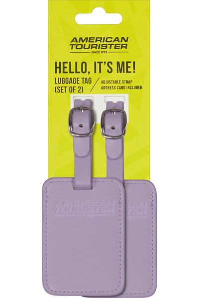American Tourister - Ta Luggage Tag X2 - Digital Lavender