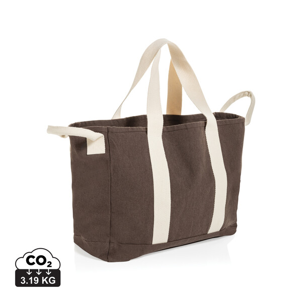 Borsa spiaggia BEAU in rCanvas AWARE™ 400gm2 - Marrone