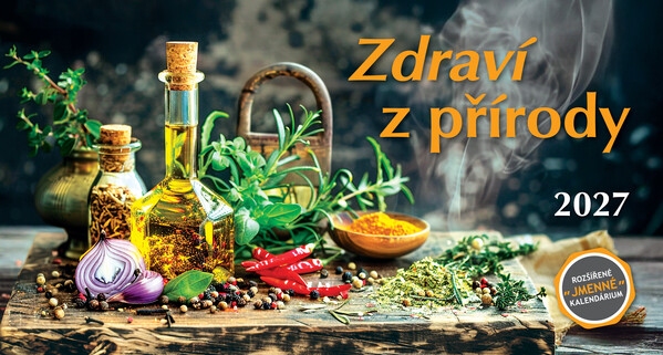Kalendář motiv Zdraví z přírody 2027 - Farba