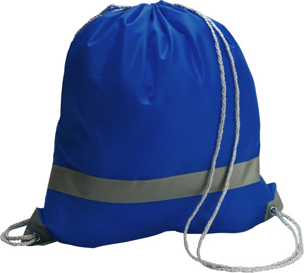 Polyester (190T) drawstring backpack - Cobalt Blue