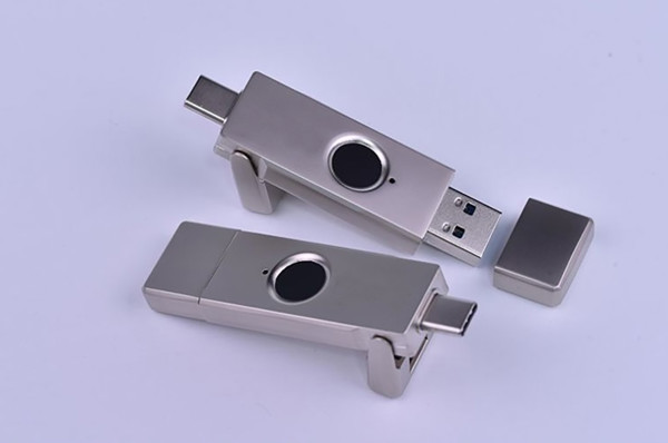 USB Flash Drive Fingerprint OTG27 - SILVER_32GB