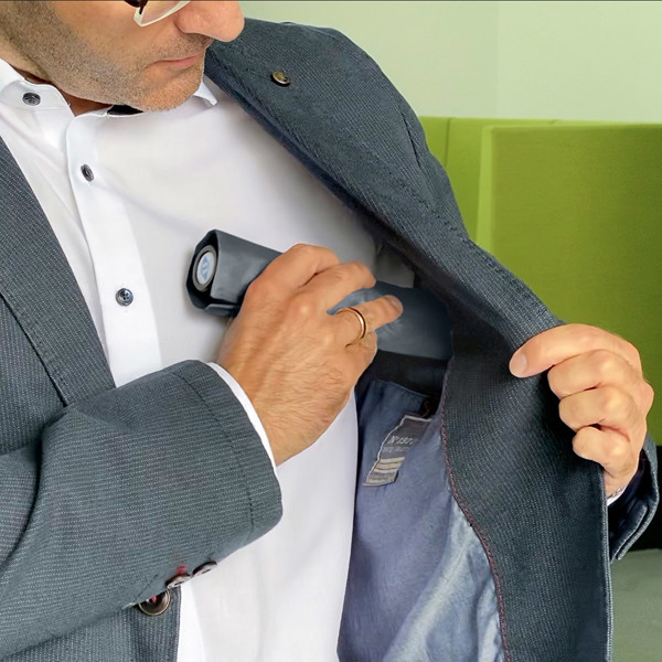 Mini pocket umbrella FARE® FiligRain Only95 - Grey