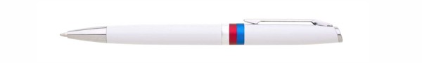 Republica plastic ballpoint pen, 140mm - White