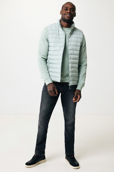 Pánská vesta IQONIQ Meru z recykl. polyesteru - Iceberg Green / M