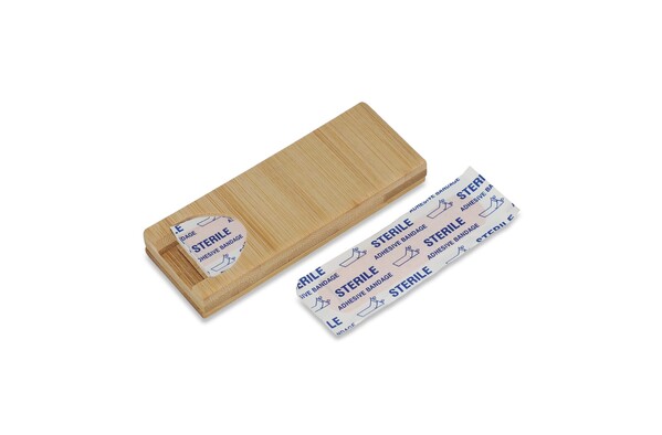 Bandages in bamboo box