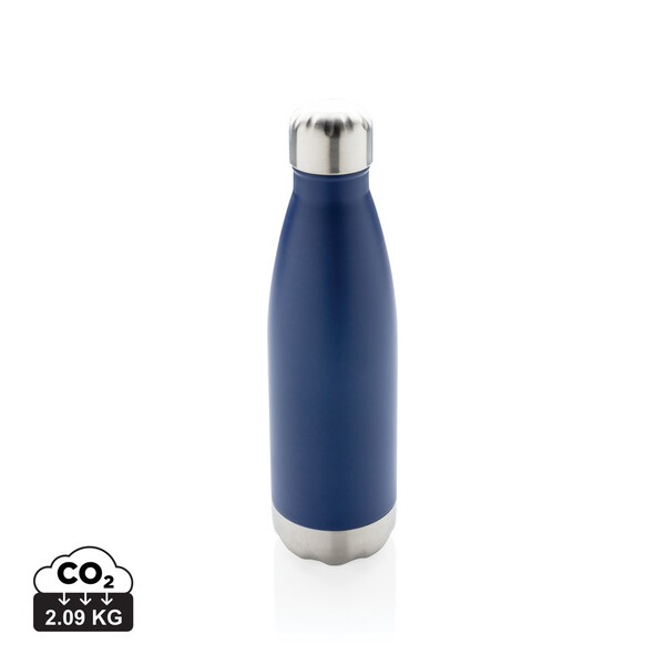 Bouteille isotherme en acier - Bleu