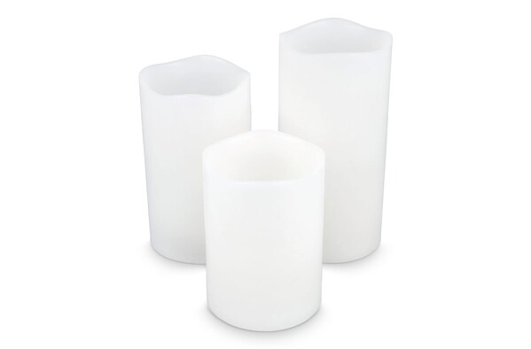 Ensemble de 3 bougies LED Koselys (fonctionnant à piles)