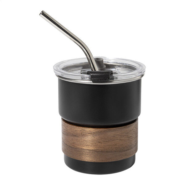 RSS cestovný hrnček Waffee - Black