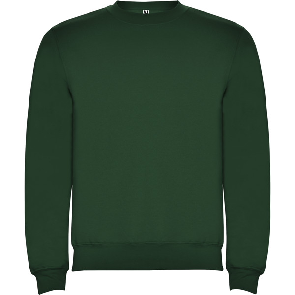 Sudadera de cuello redondo unisex Clasica Verde botella 2XL