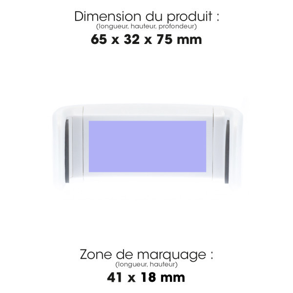 PADDO - SUPPORT VOITURE BLANC