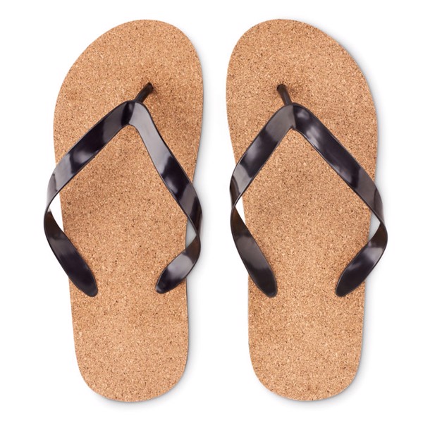 MB - Cork beach slippers L Bombai L
