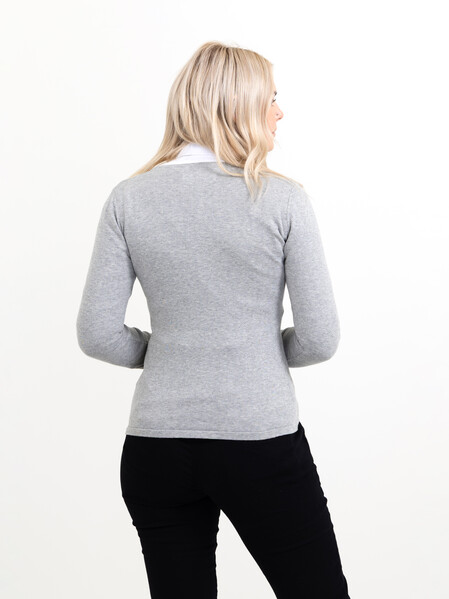 Harvest Ashland Woman Cardigan Greymelange XS