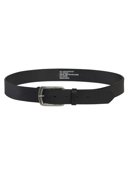 9004 BELT LEATHER BLACK BLACK 120 CM