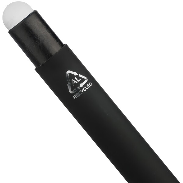Aluminium rubberen balpen Formentera - wit