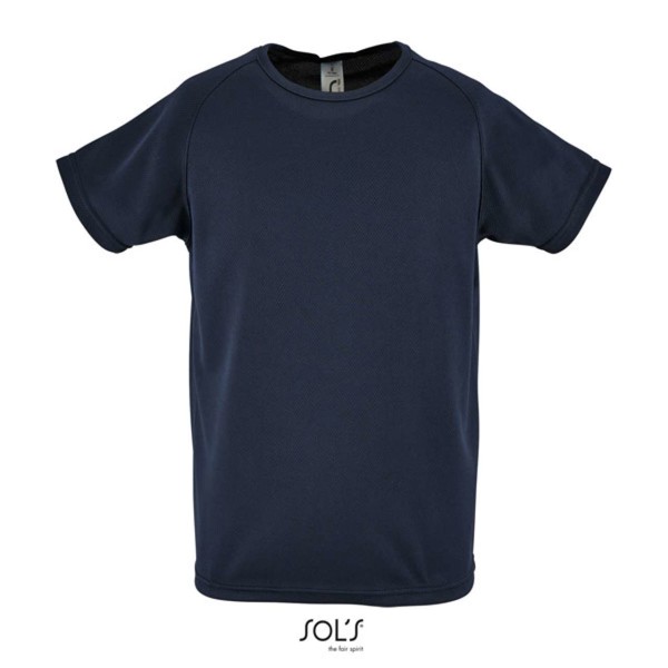 Sol's Sporty Kids' - Raglan-Sleeved T-Shirt - French Navy / 10A