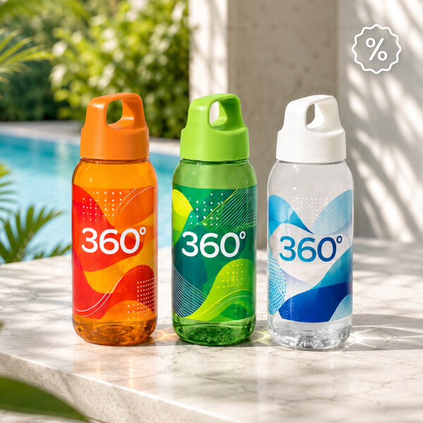 Garrafa de água de plástico reciclado de 500 ml Bebo