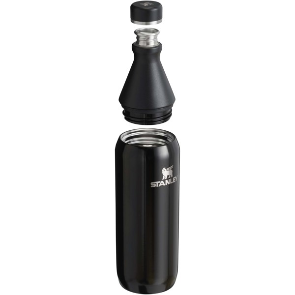 Bouteille d'eau de 600 ml Stanley All Day Slim - Noir brillant