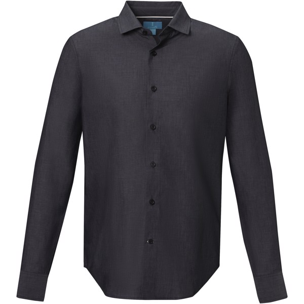 Chemise Cuprite à manches longues pour homme - Noir / S