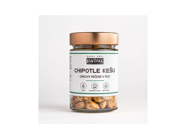 Orechy pečené v peci  Chipotle kešu orechy