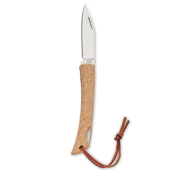 Couteau pliable manche liège Bladekork
