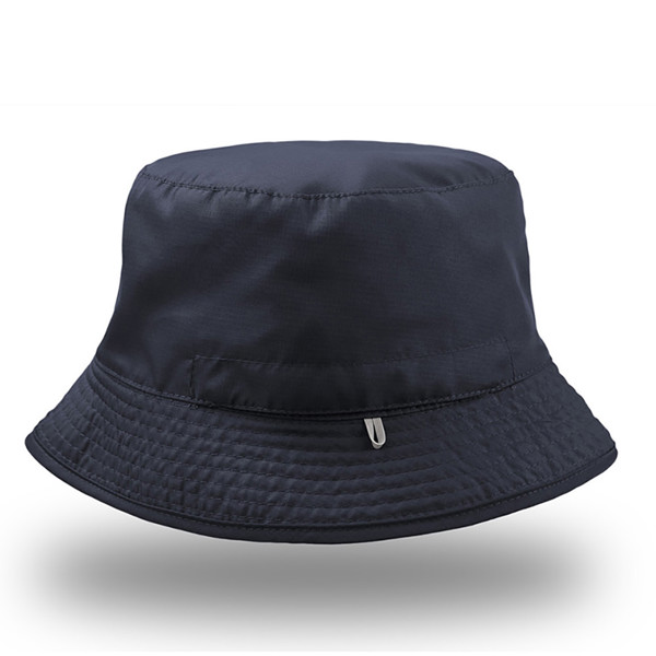 Panamá Bucket Pocket, 100% Ribstop Poliéster - Azul Marinho