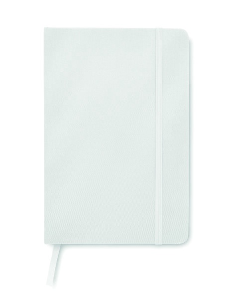 Capa  notebook A5 600D RPET Note Rpet - Branco