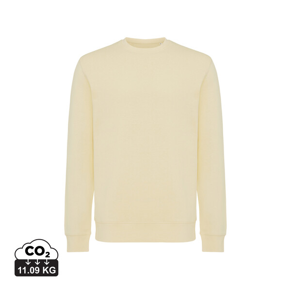 Lehká mikina Iqoniq Etosha z recykl. bavlny - Cream Yellow / XS