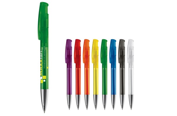 Avalon ball pen metal tip transparent - Transparent White