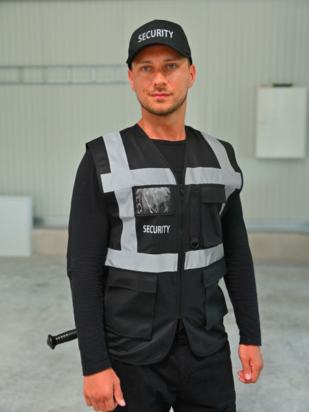Safety Vest 'Multifunctional' - Black / L
