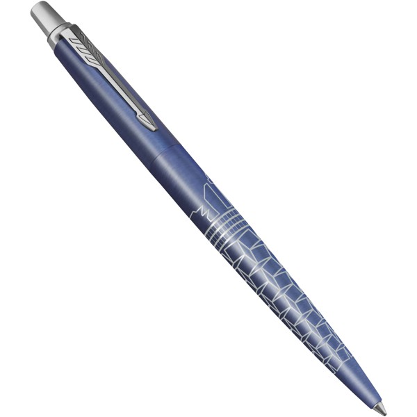 Stylo bille Parker Jotter SE Global Icons (encre bleue) - Bleu électrique
