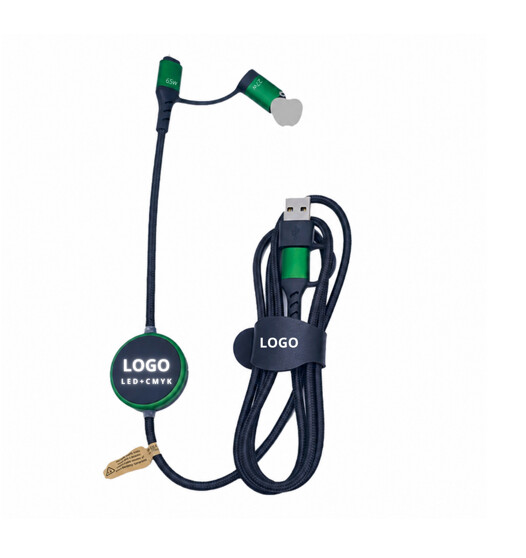 Fast charging data cable 4in1 Touch UC073 - RED