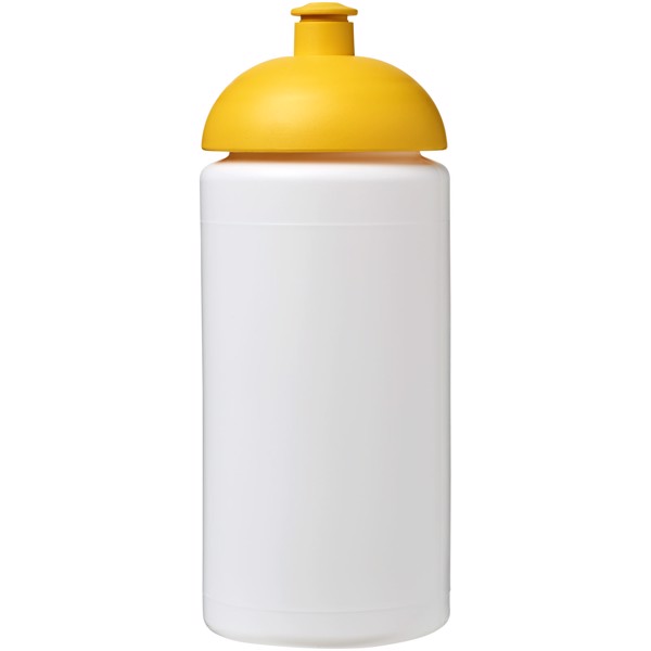 Sportovní láhev s kupolovitým víčkem Baseline® Plus grip 500 ml - Bílá / Žlutá