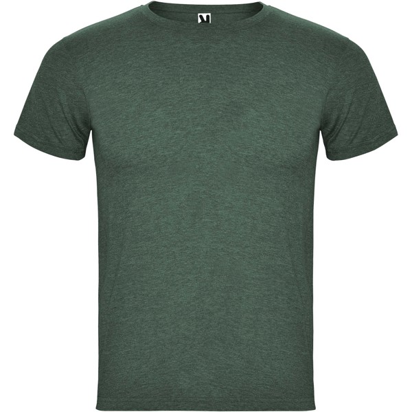 T-shirt de manga curta para homem "Fox" - Heather Bottle Green / L