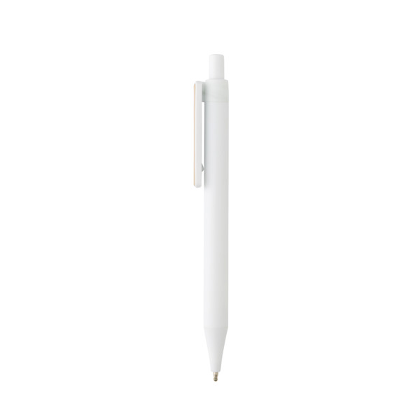 GRS RABS pen with bamboo clip - White